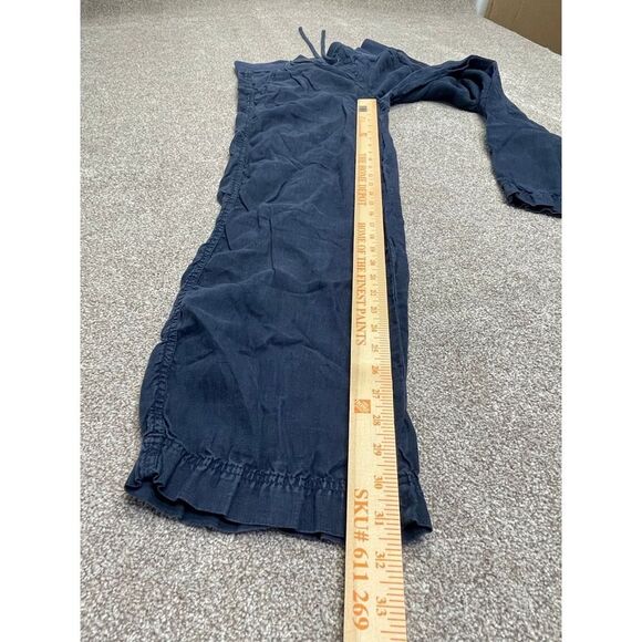 athleta womens pullon elastic pants sz 10 blue lightweight trouser - Picture 5 of 12